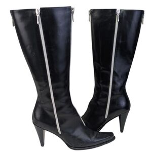 Donald J Pliner Italian Vintage Leather Boots GUC $425 Size 8M       S3946